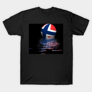 Norwegian Flag rising/setting T-Shirt